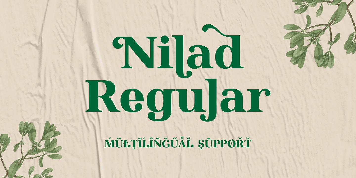 Шрифт Nilad